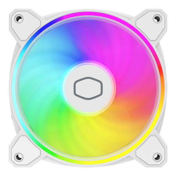 Cooler Master MasterFan MF120 Halo 2 White PWM ARGB Cabinet Fan